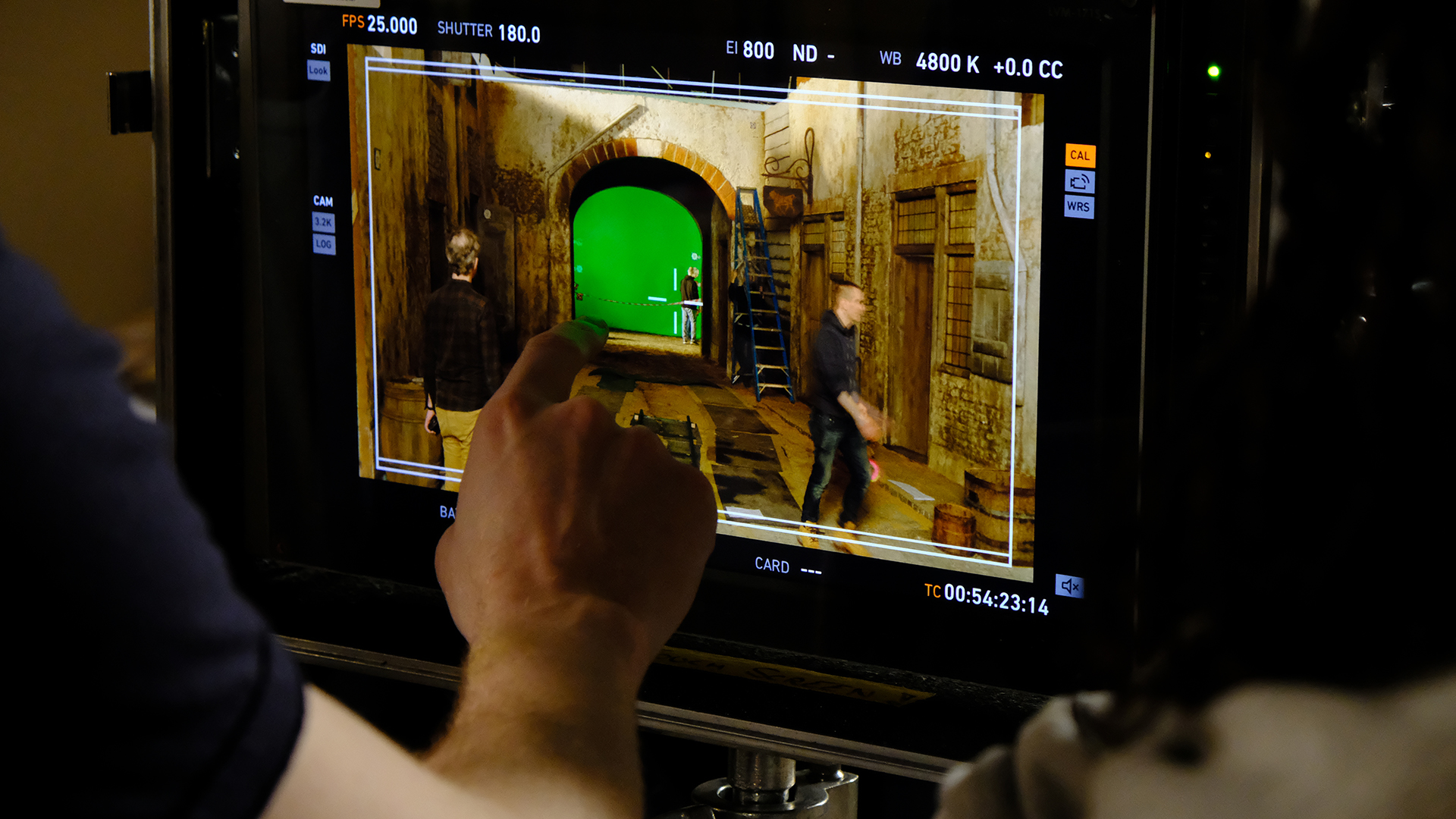 NFTS - shots of people at the school creating games and films