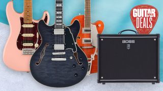 Comp of three guitars and one amp