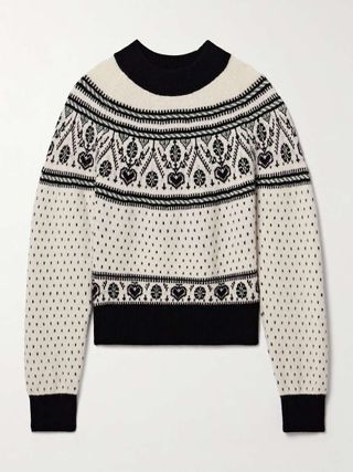 Khaite, Guy intarsia cashmere-blend sweater