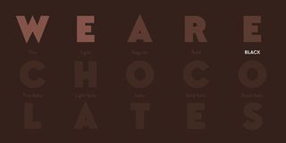 Chocolates font