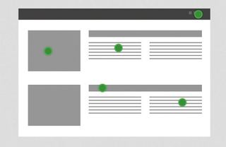 The feature markers fade in with a bit of a pulse at a slightly staggered pace, to keep from having too many elements coming out at you at the same time