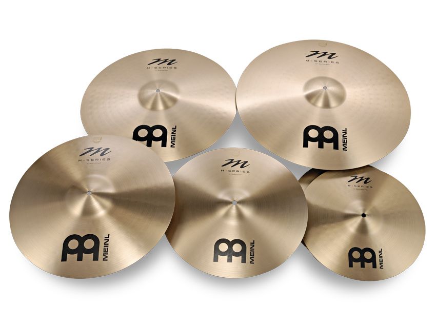 The cymbals are cut from sheets of bronze and are machine hammered and lathed.