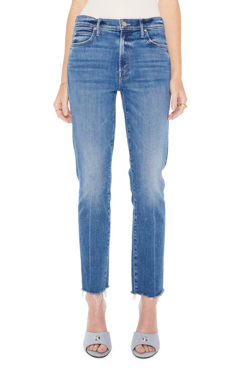 The Rascal Frayed Ankle Slim Jeans