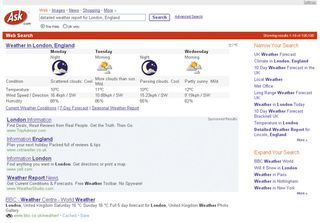 Ask.com weather
