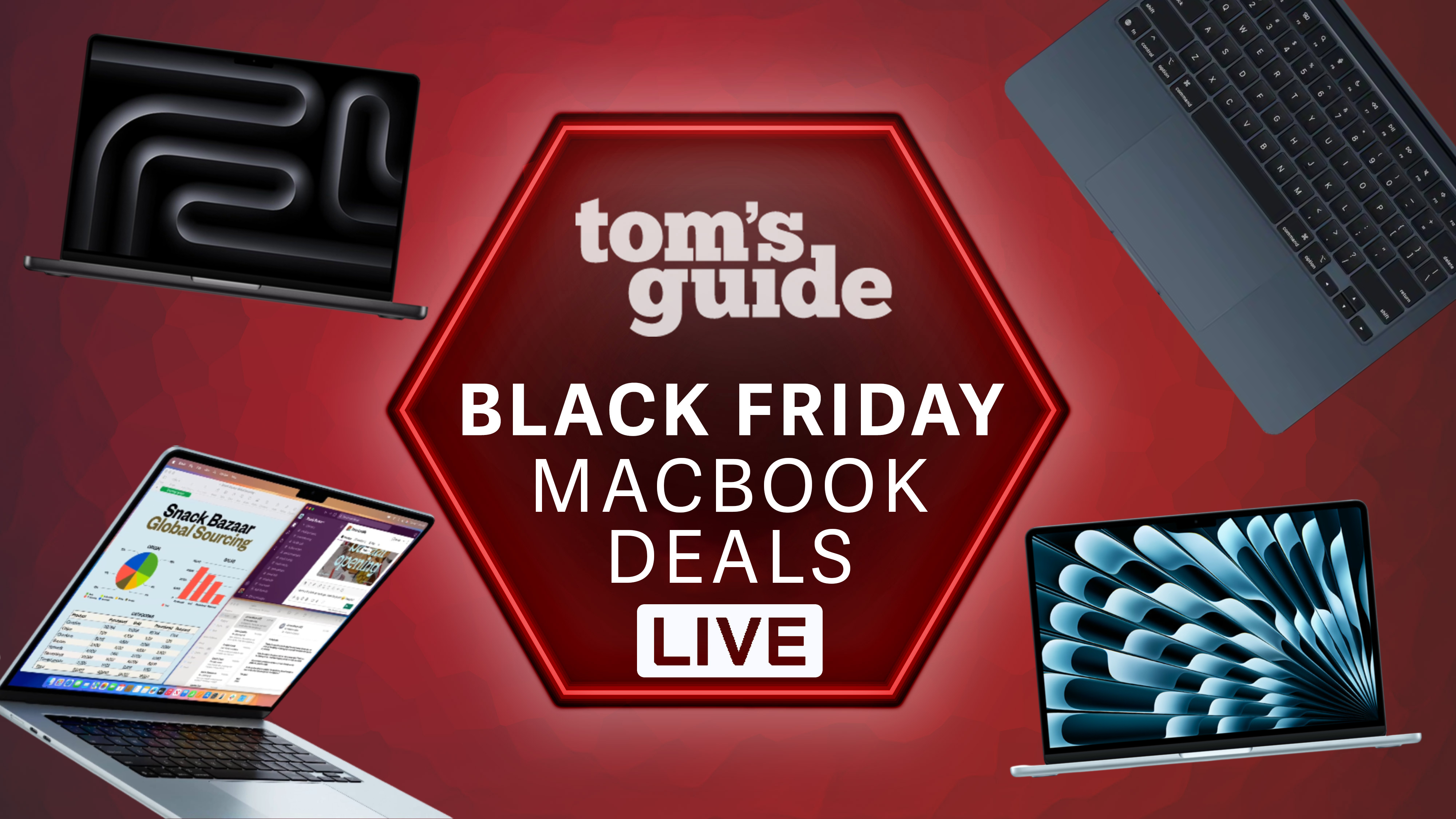 Black Friday MacBook deals collage