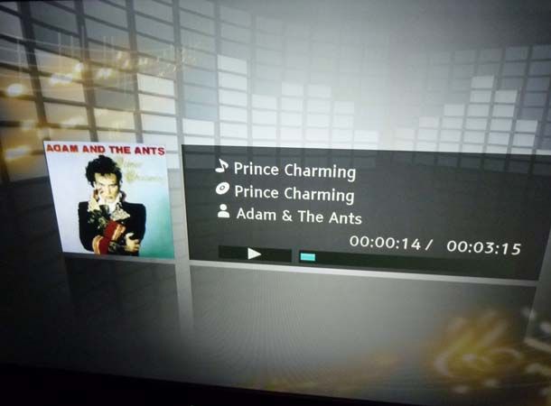 Panasonic TX-L37DT30 mp3 playback