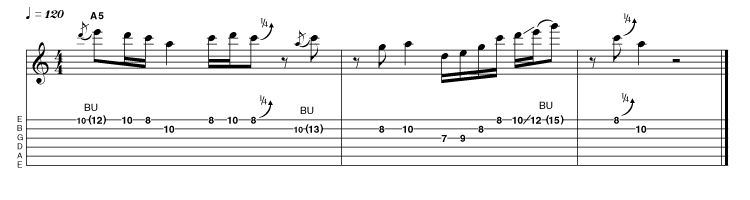 If Eric Clapton and Buddy Guy were to collaborate and create the mother of all area two licks, this is what we think they'd come up with.