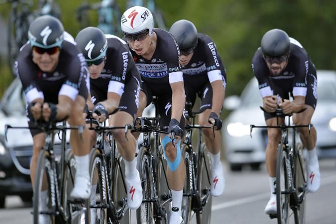Tony Martin couldn't do enough to win the race for Omega Pharma-QuickStep