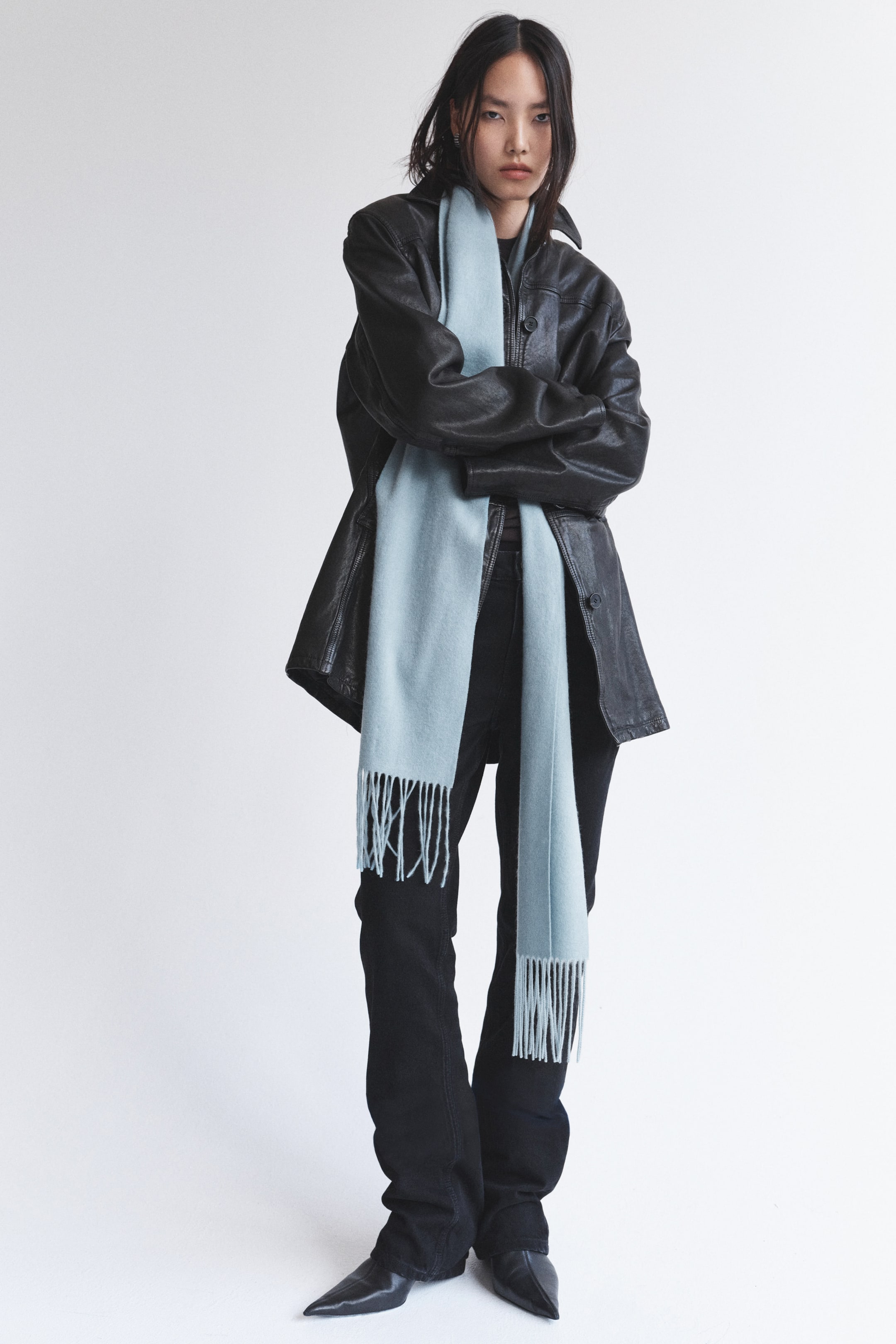 Cashmere Scarf - Dark Brown