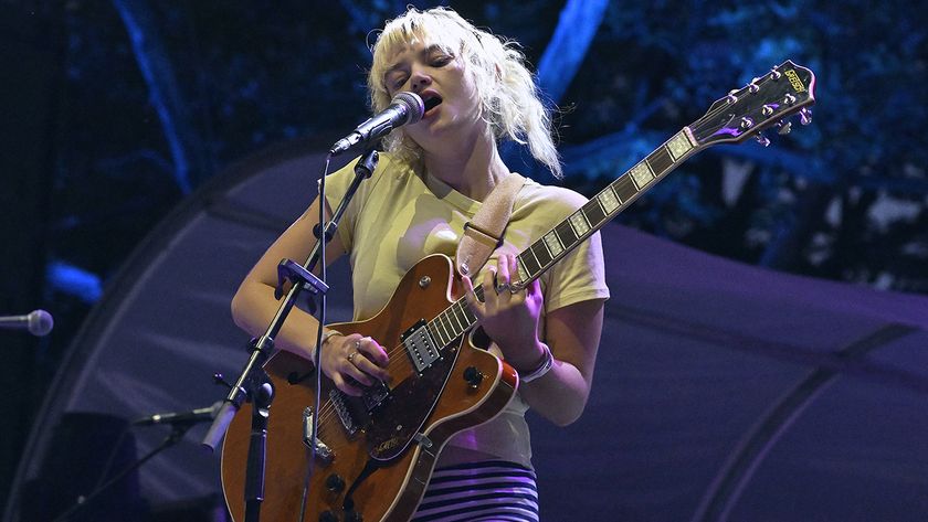NEW YORK, NEW YORK - SEPTEMBER 17: Clari Freeman-Taylor of Mary in the Junkyard performs at Central Park SummerStage on September 17, 2025 in New York City. (Photo by Astrida Valigorsky/Getty Images)