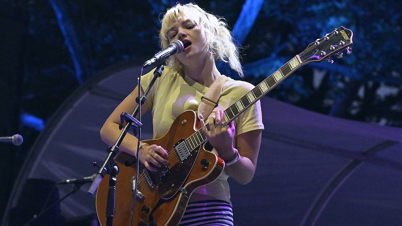 Clari Freeman-Taylor of Mary in the Junkyard performs at Central Park SummerStage on September 17, 2025 in New York City. (Photo by Astrida Valigorsky/Getty Images)