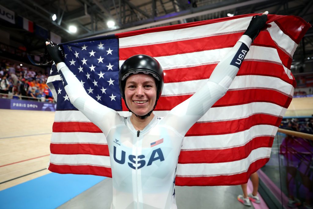 “There is nothing better than this” – US-American Jennifer Valente on her gold medal in the women’s omnium