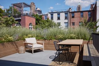 outdoor storage bench as seating