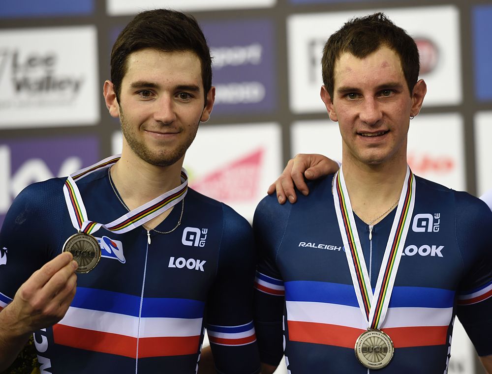 Morgan Kneisky/Benjamin Thomas (France) with silver