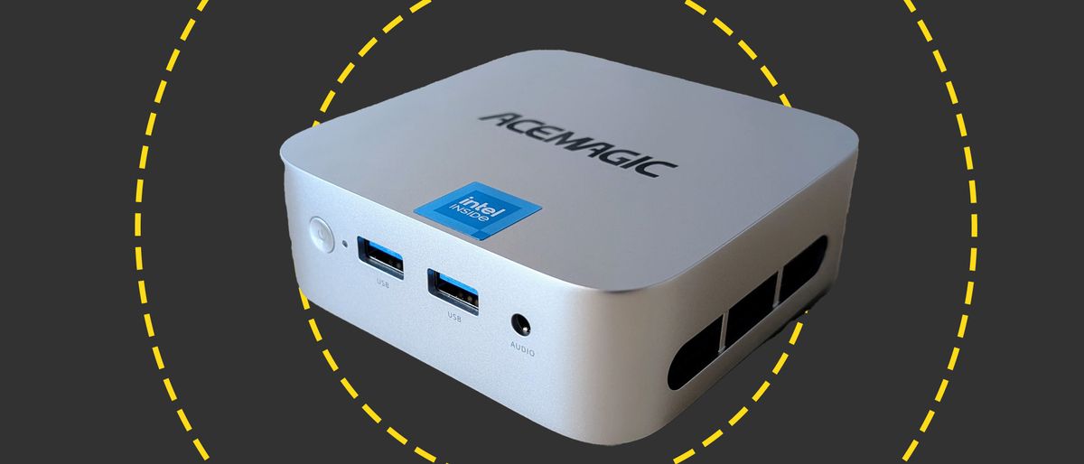 The Acemagic Vista Mini V1 Mini PC on the ITPro