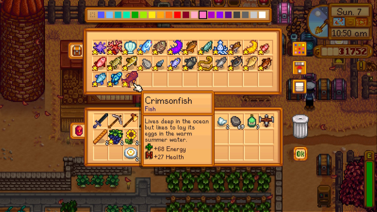 Stardew Valley Legendary fish