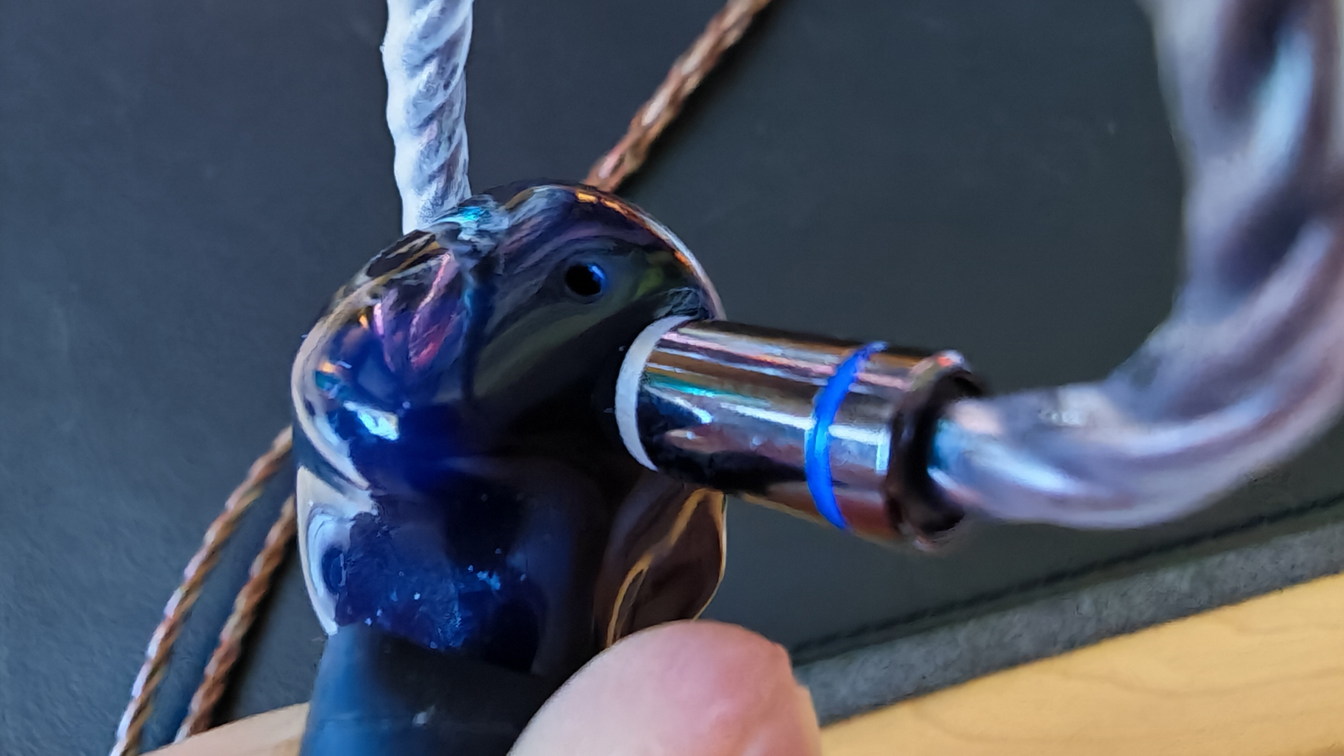 The 'bass port' of the Aful Performer 8S.