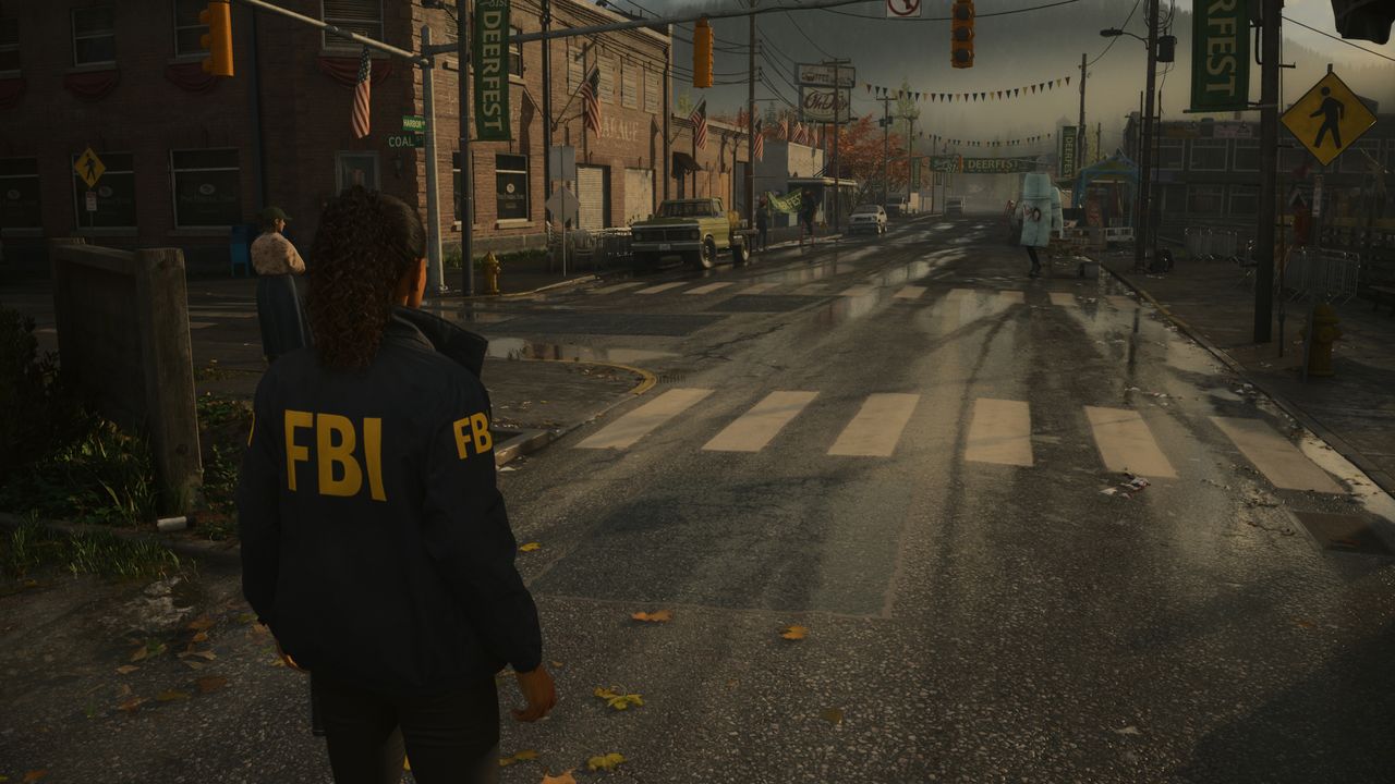 Alan Wake 2 image fidelity comparison screenshots