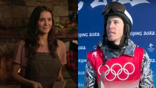 screenshot of Nina Dobrev and Shaun White