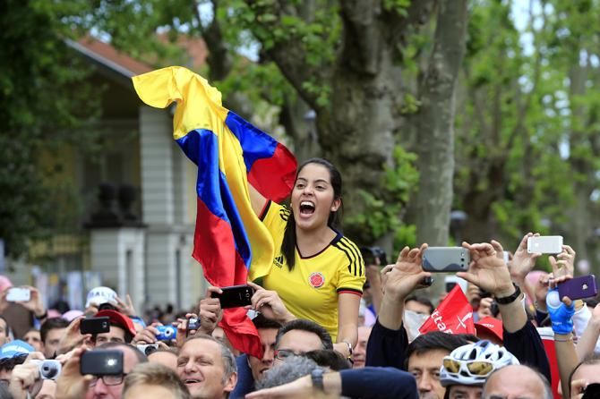 There is a lot of Colombian pride thanks to Uran's lead