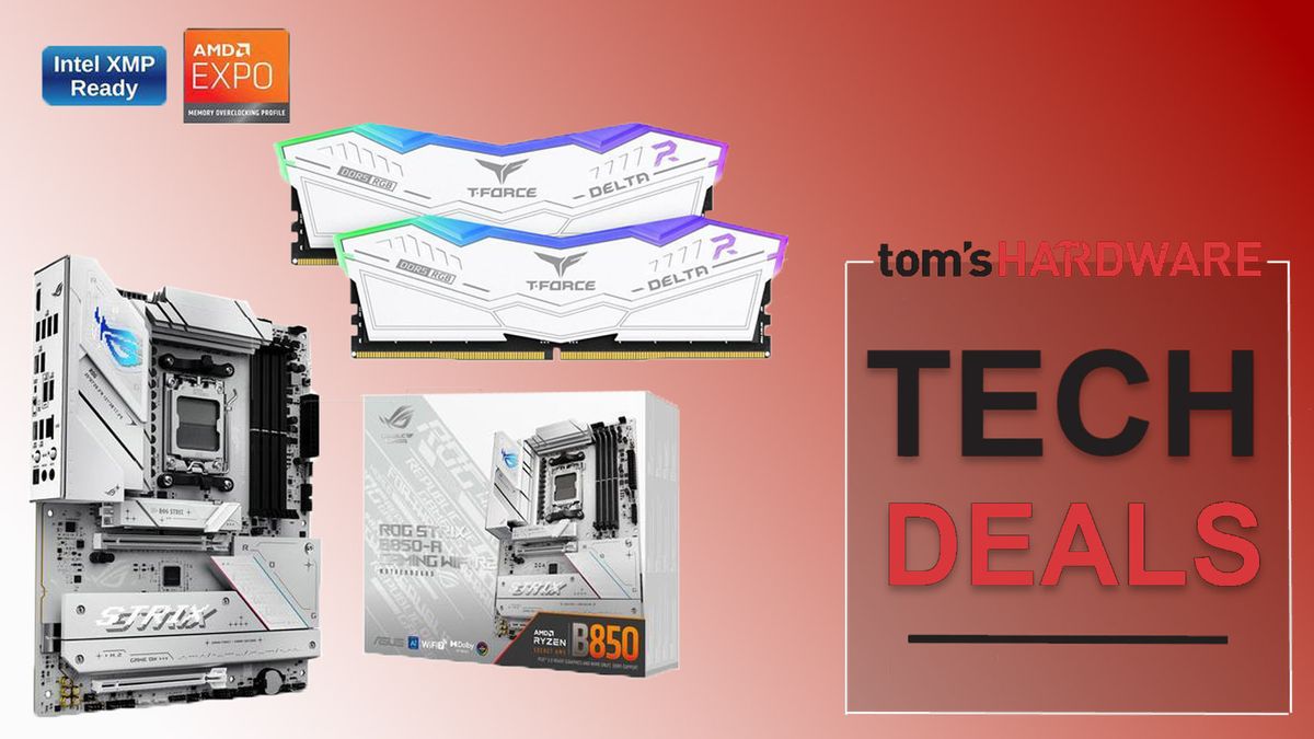 Avoid sky-high DDR5 prices and save $150 with this Asus B850 board and 16GB Team Group RAM bundle deal