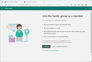 Join family group