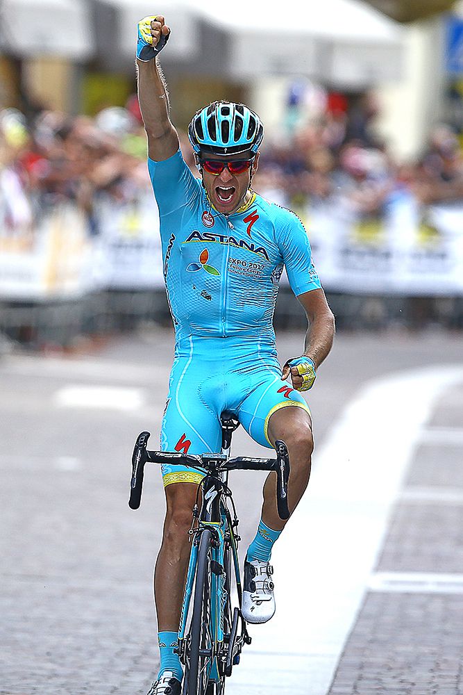 Tanel Kangert (Astana) claimed his first individual victory since 2013 on stage 3 of the Giro del Trentino.