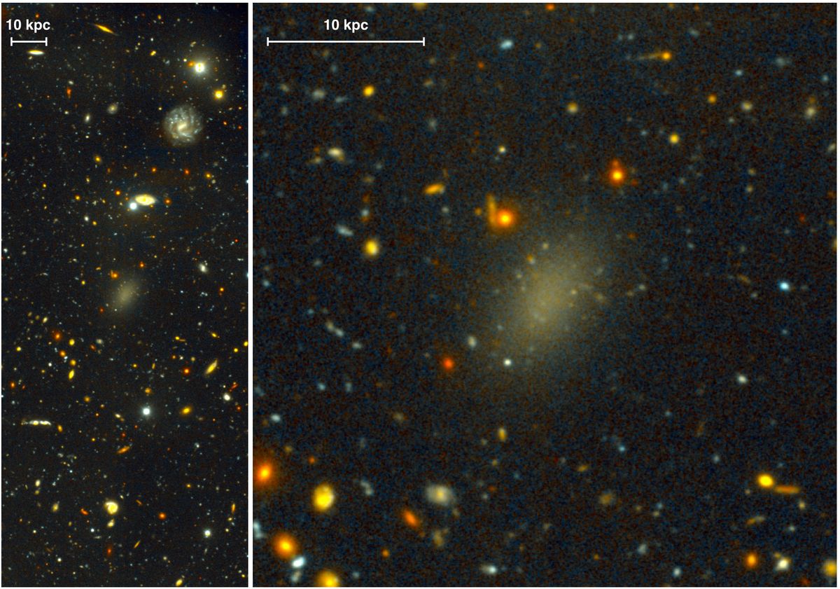 ultra-faint spheroidal galaxy color image 