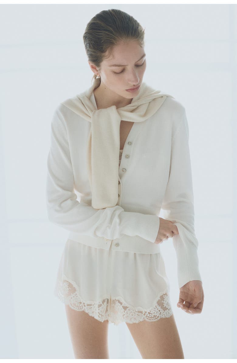 Fine-Knit Cardigan