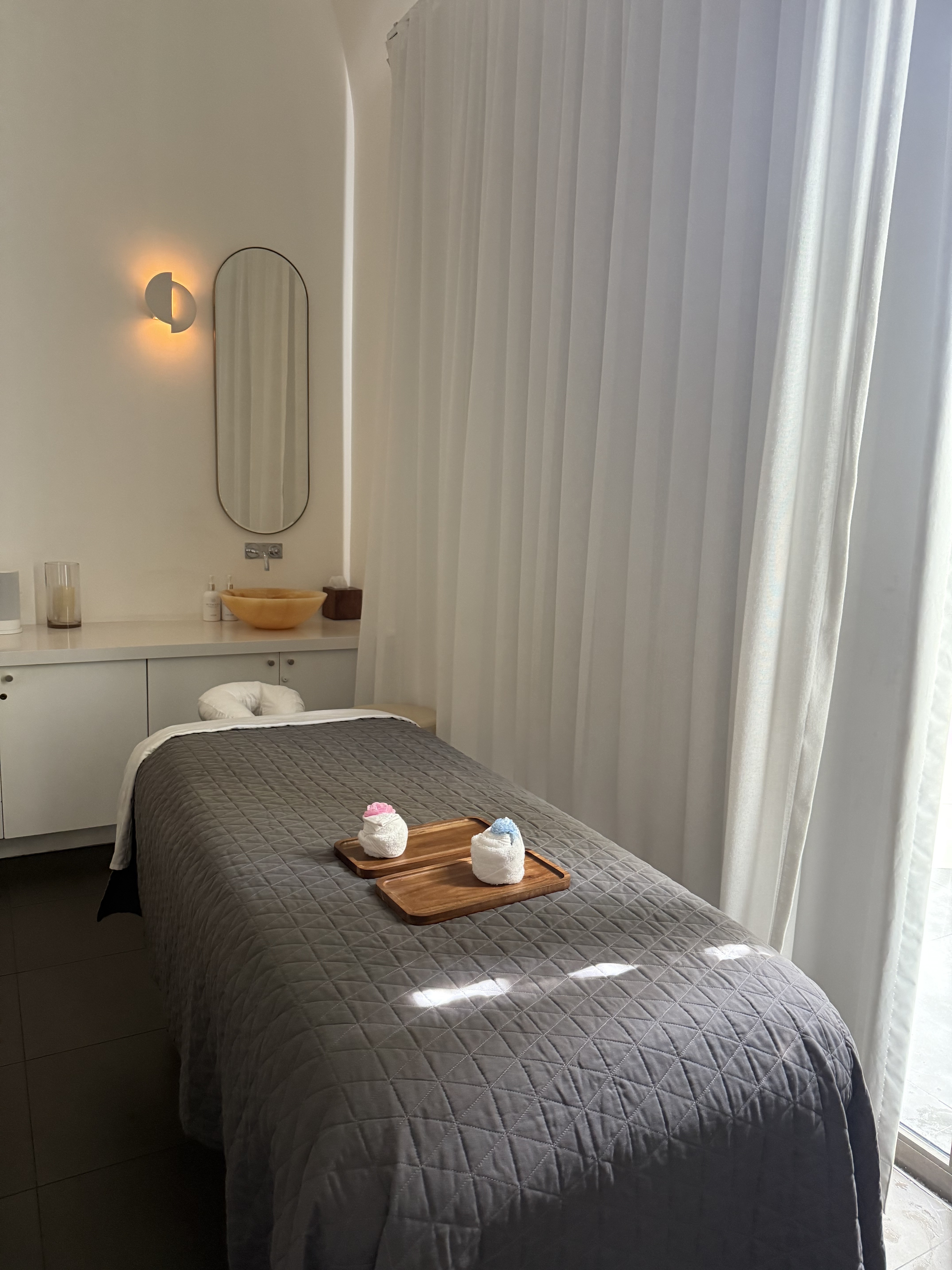 Jamie Schneider's photo of a spa treatment at Wymara Turks 
Caicos