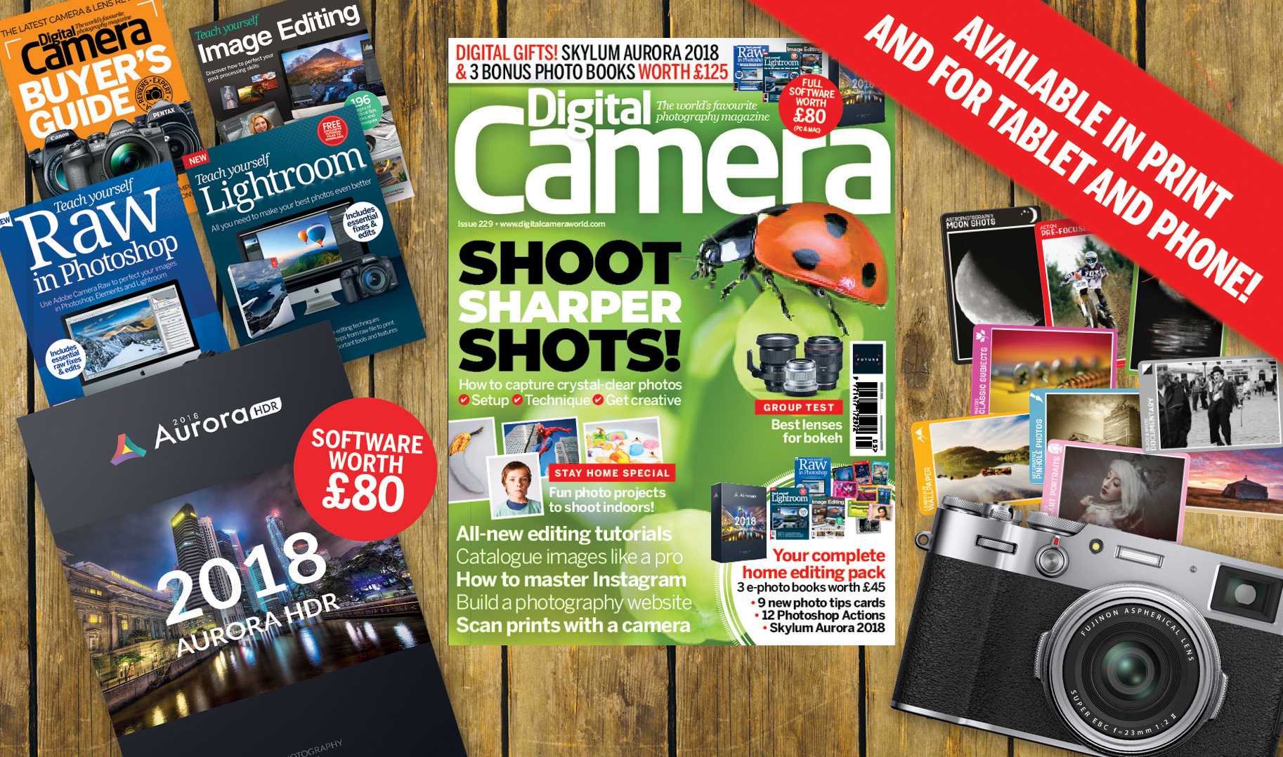 Gifts worth £125 with new issue of Digital Camera including Skylum ...