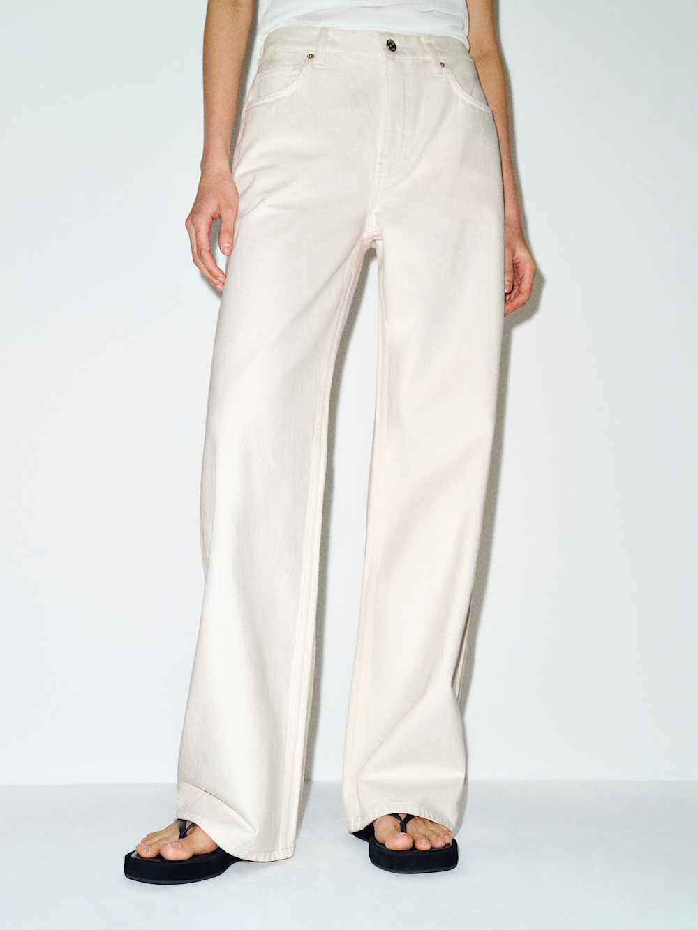 Reisa Adjustable Waist Baggy Jeans