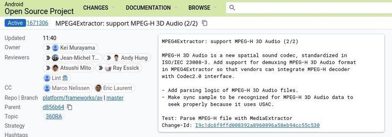 Mpeg H 3d Audio Code Aosp
