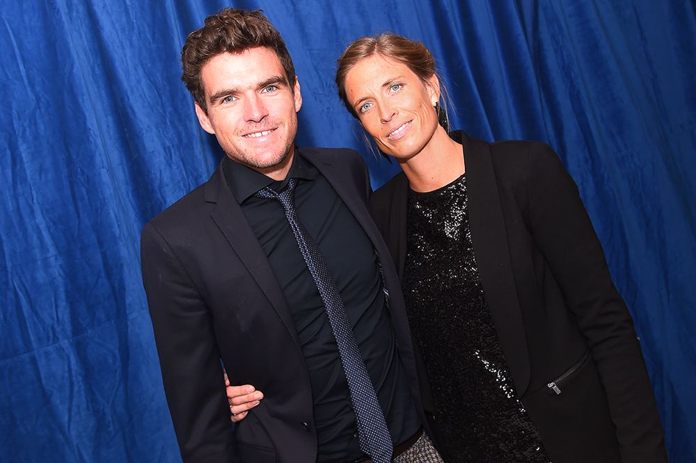 Greg Van Avermaet and wife Ellen