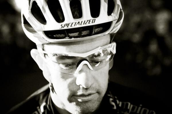 Hilton Clarke (United HealthCare) on the start line and ready for another day of racing.