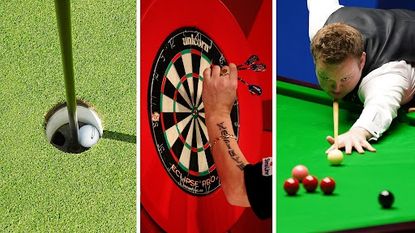 A hole-in-one, nine-darter and 147 in golf, snooker and darts