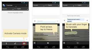 Google updates mobile search, adds Goggle Translate to Android