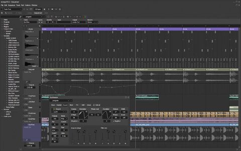 energyXT2 has beautifully implemented parameter automation for each track.