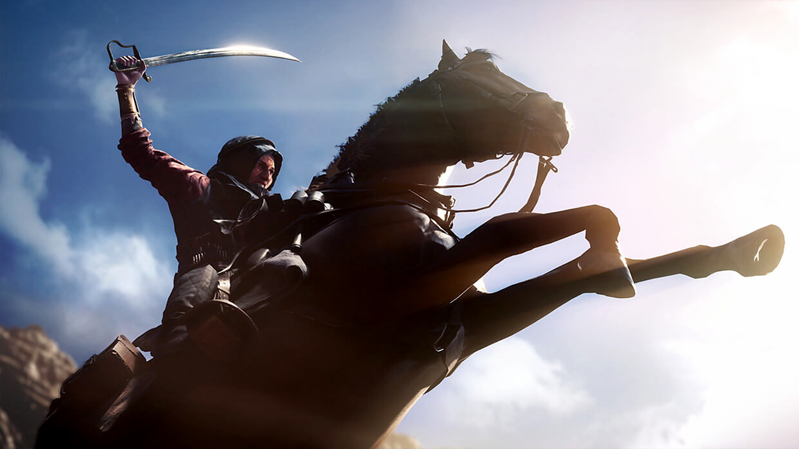 Battlefield 1 open beta lets you ride horses - or a train - into battle this month