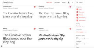 The much-used free font library gets a UI overhaul