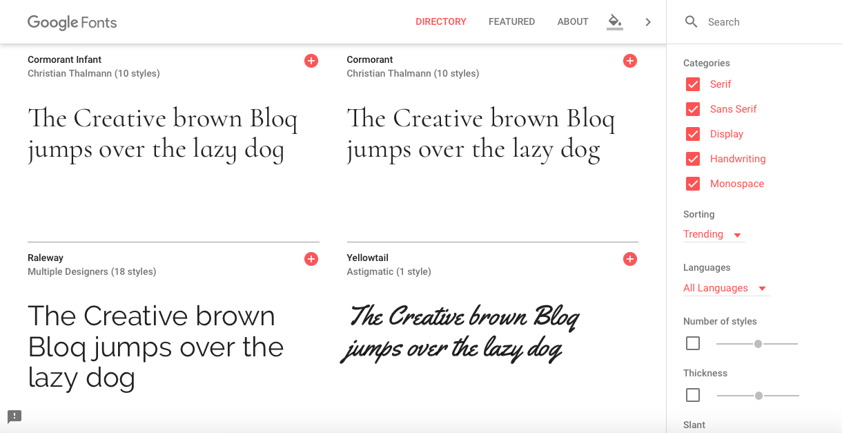 The much-used free font library gets a UI overhaul