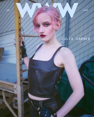 Julia Garner stars on the January 2025 cover of Who What Wear.