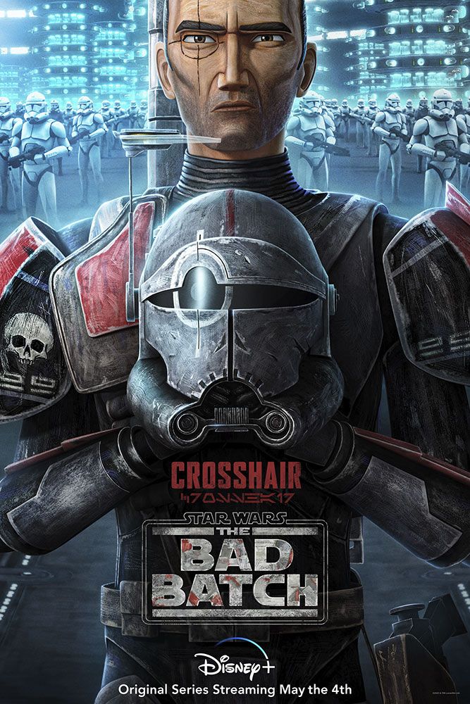 "The Bad Batch," a Star Wars: Clone Wars spinoff on Disney Plus.