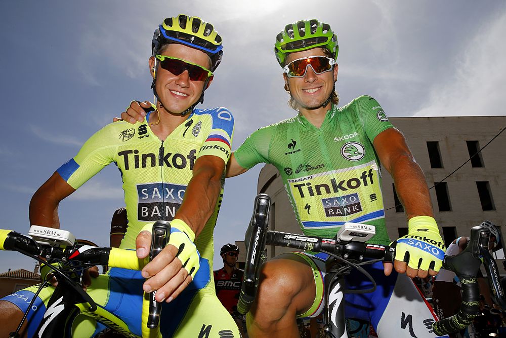Pawel Poljanski and Peter Sagan (Tinkoff-Saxo)