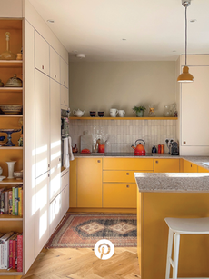 Yellow modern kitchen from Pluck