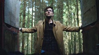 Adam Scott as Ohm Bauman in "Hokum"