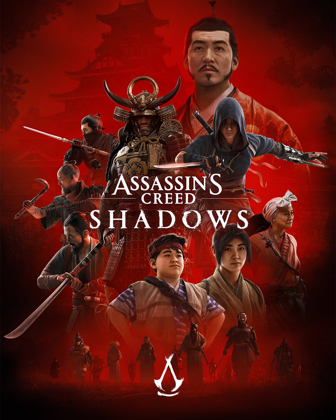 Assassin's Creed Shadows key art.