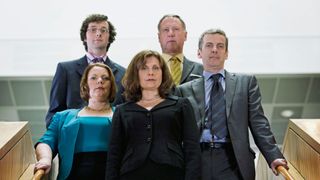 The main cast of the show ‘The Thick of It’