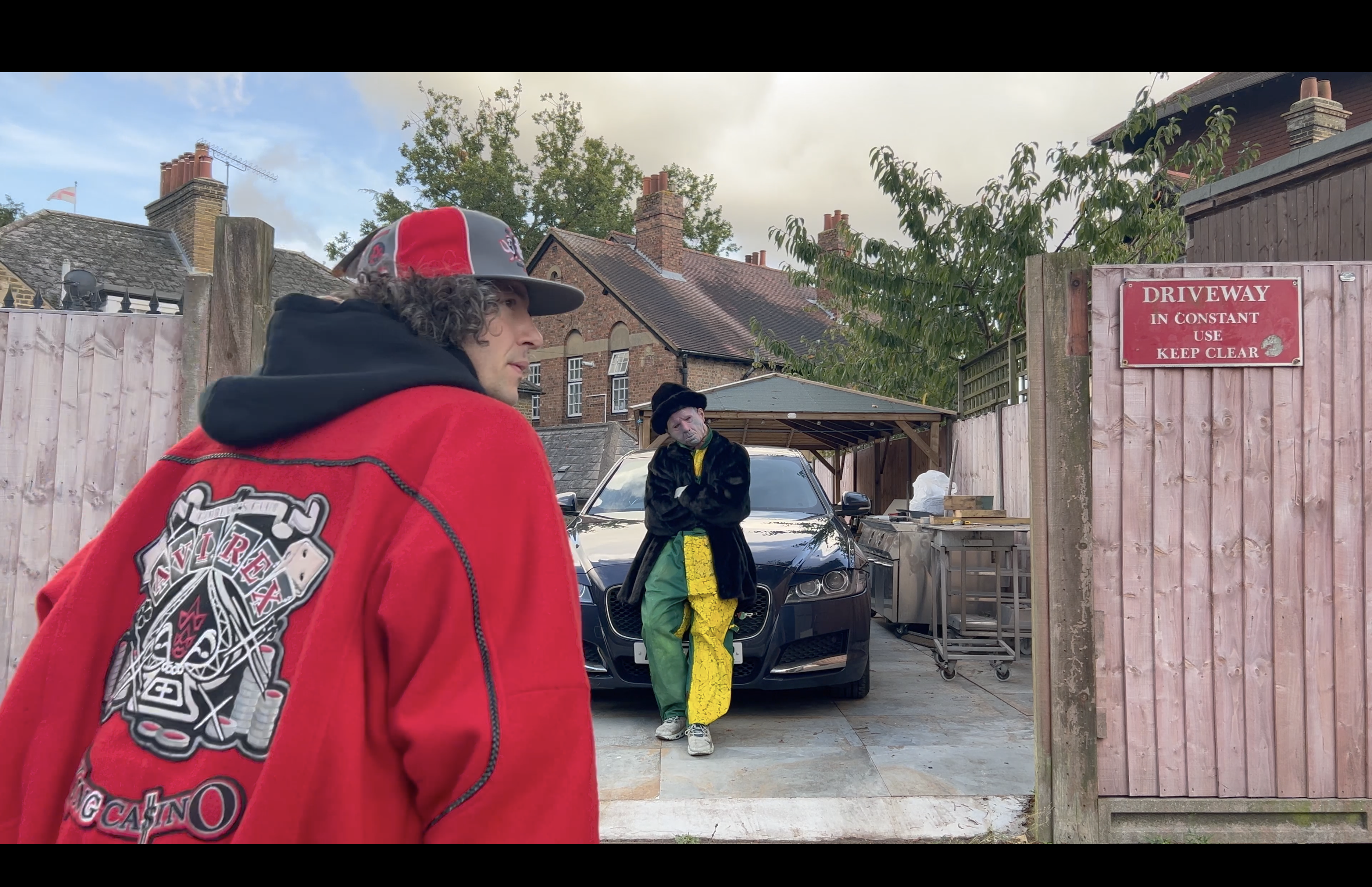 A screenshot from John Costi's performance art piece