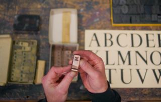 Letterpress type from the Type Archive